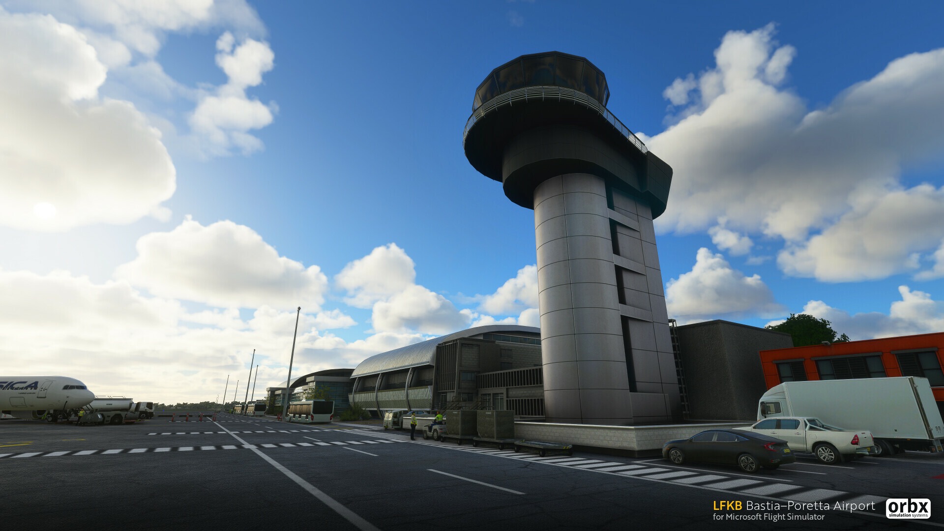 Orbx为《微软飞行模拟》推出巴斯蒂亚机场插件包