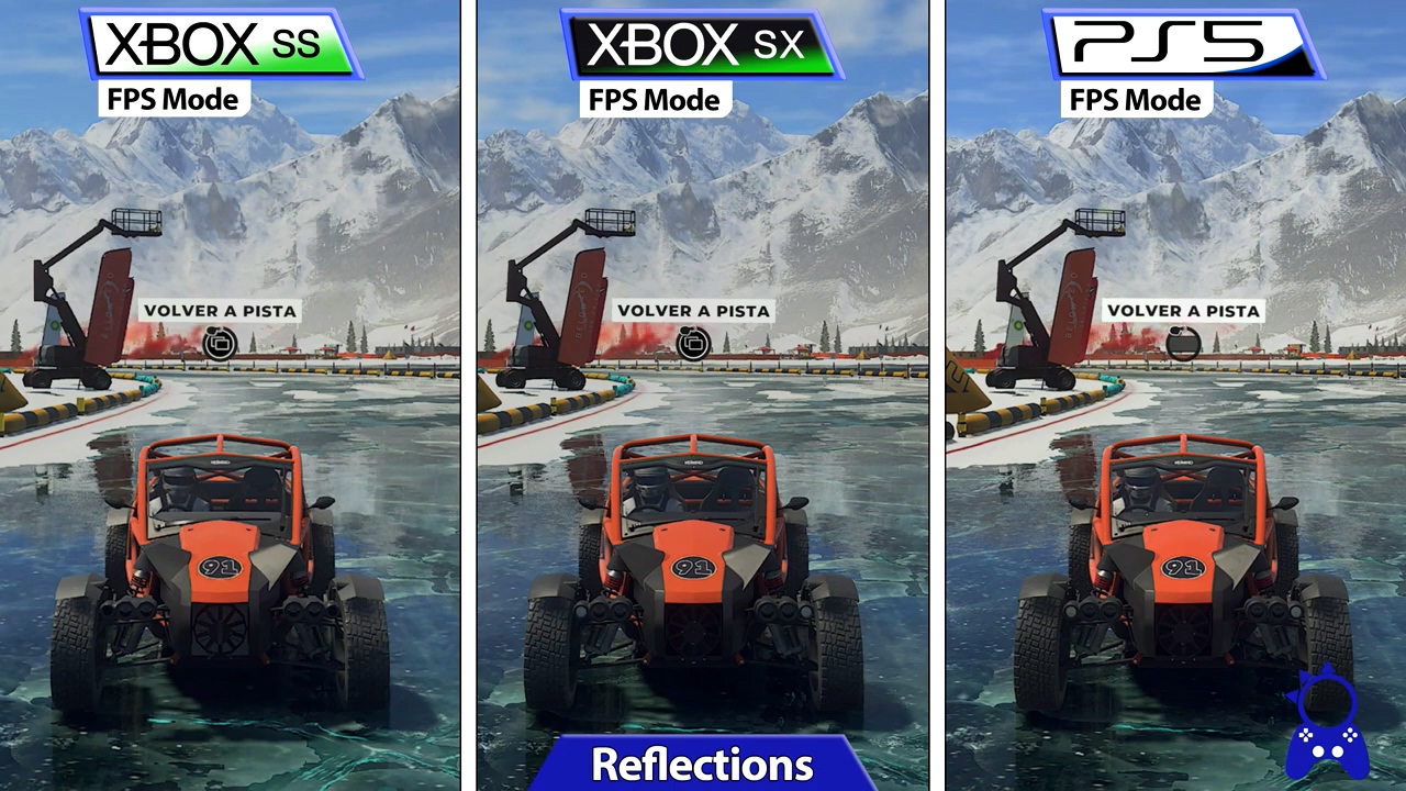 《尘埃5》2.0.0更新后 PS5和Xbox Series主机对比