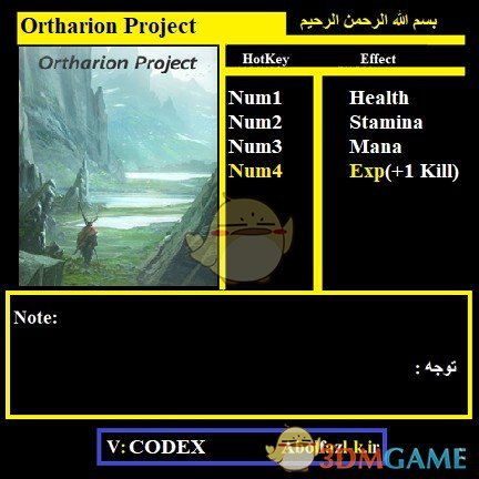 《奥萨里奥项目》v1.0四项修改器[Abolfazl]