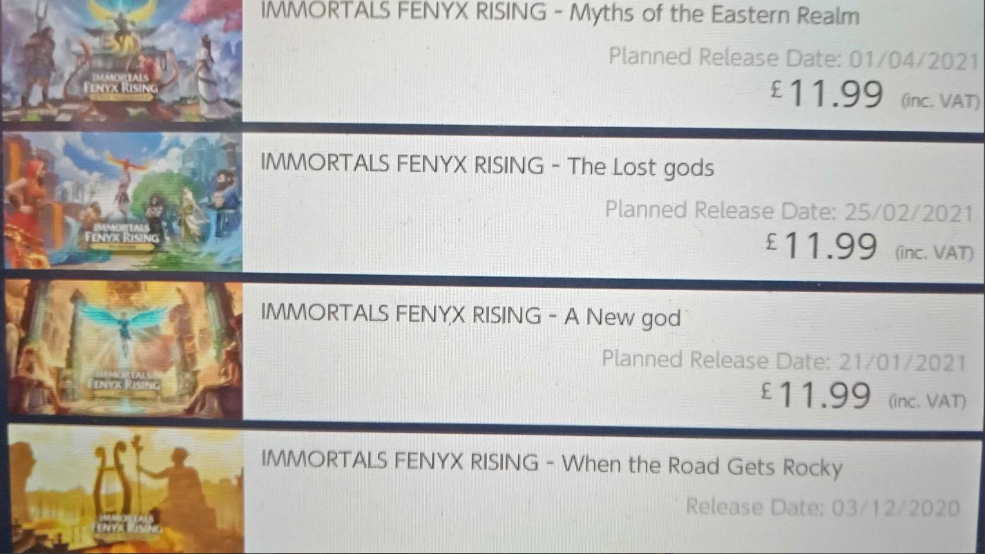 《渡神纪：芬尼斯崛起》3款DLC发售时间疑似曝光