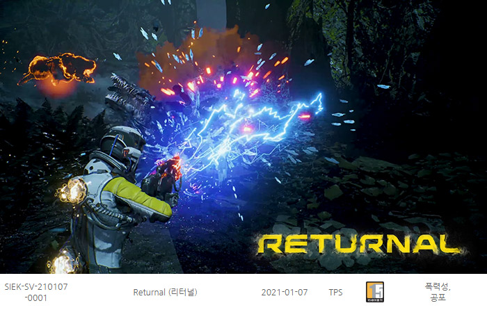 PS5游戏《Returnal》在澳通过评级 科幻题材射击游戏