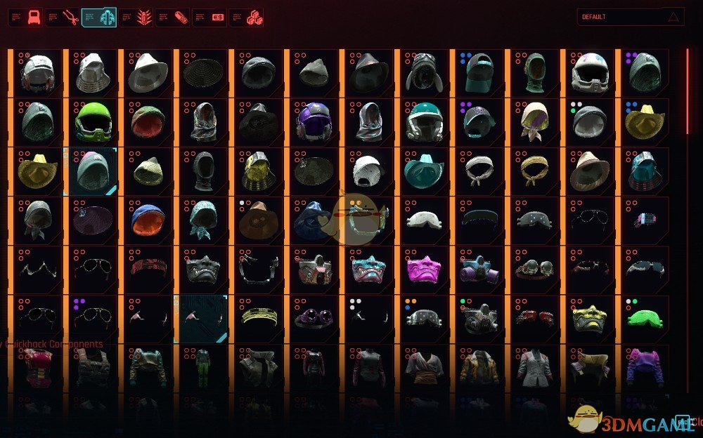 《赛博朋克2077》女V的衣柜存档