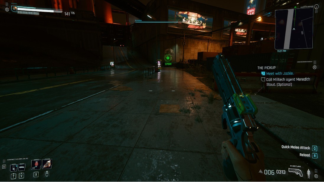 《赛博朋克2077》蓝白风格UI界面补丁