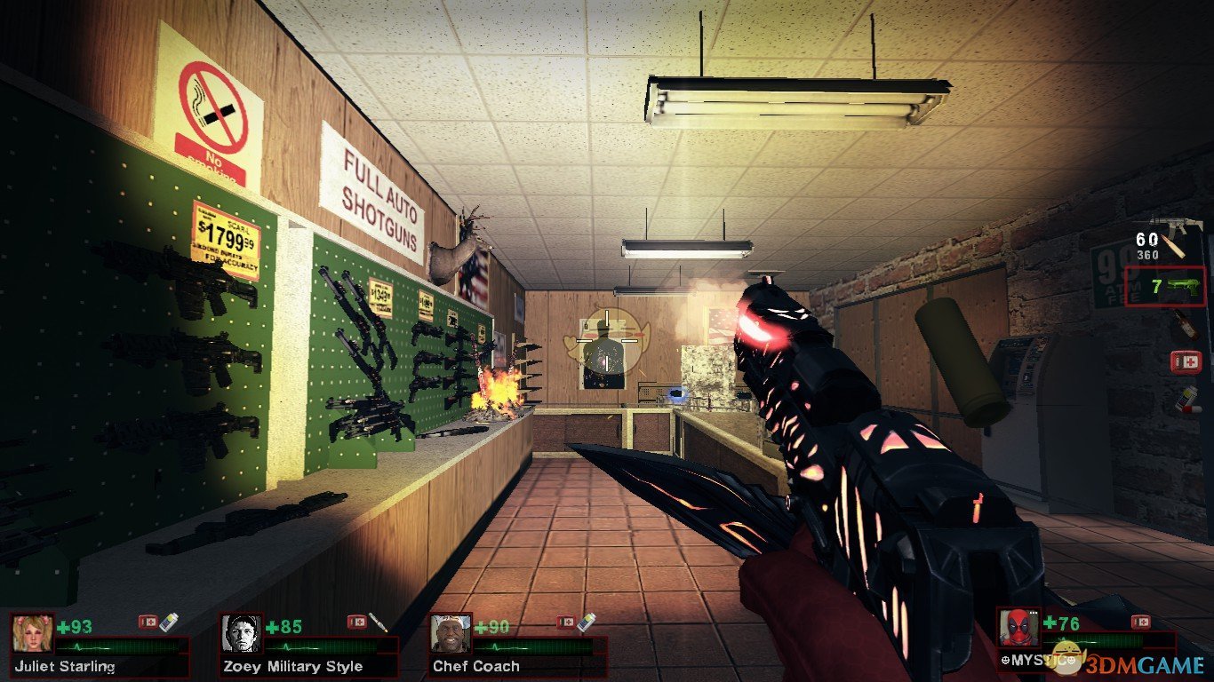 《求生之路2》更好的枪口闪烁灯MOD