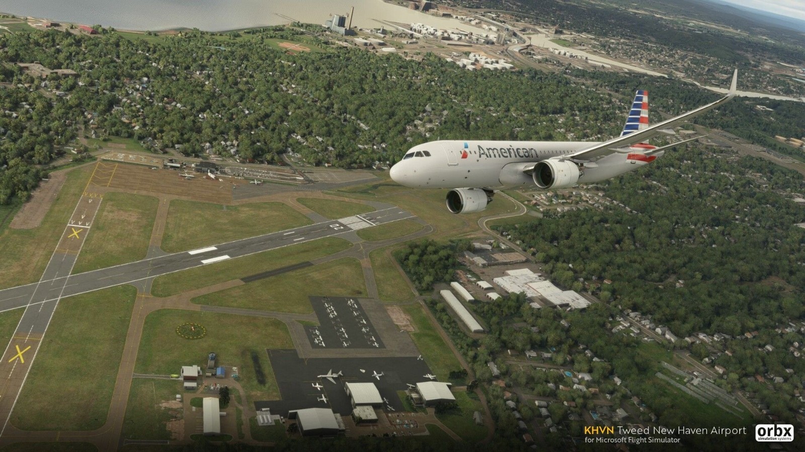 Orbx推出《微软飞行模拟》纽黑文机场附加包
