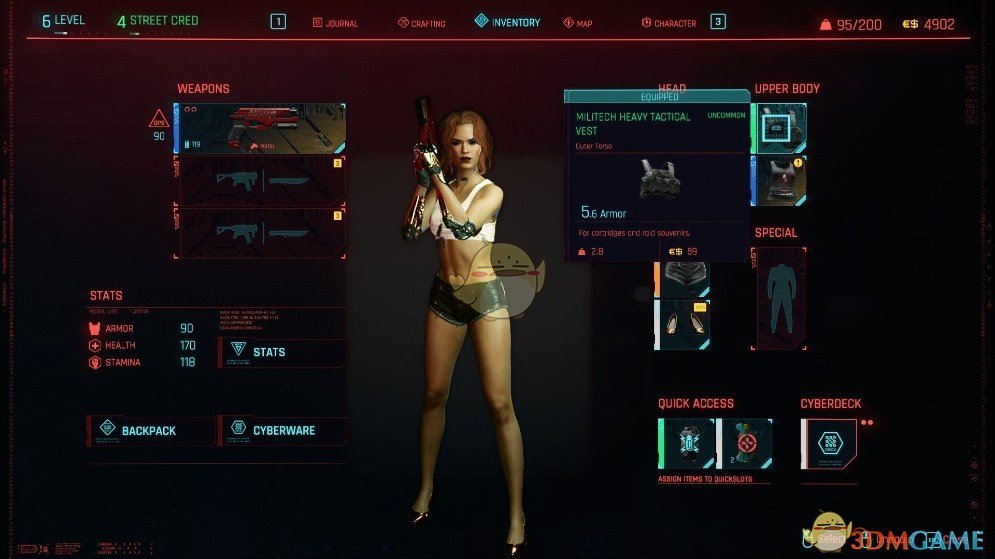 《赛博朋克2077》瓦伦迪诺金色机械手臂MOD