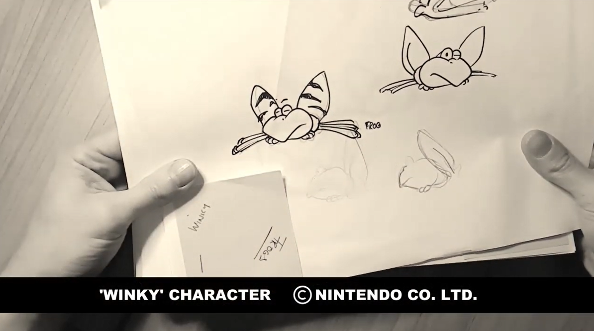 原设计师展示任天堂《超级大金刚》原始设计草图