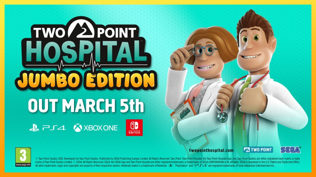 《双点医院：巨霸版》3月5日登陆主机平台 包括所有DLC