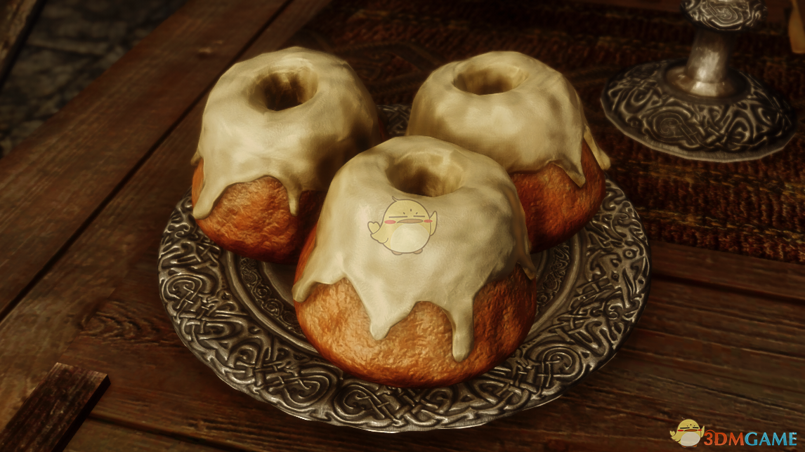 《上古卷轴5：天际重置版》高清纹理面包MOD