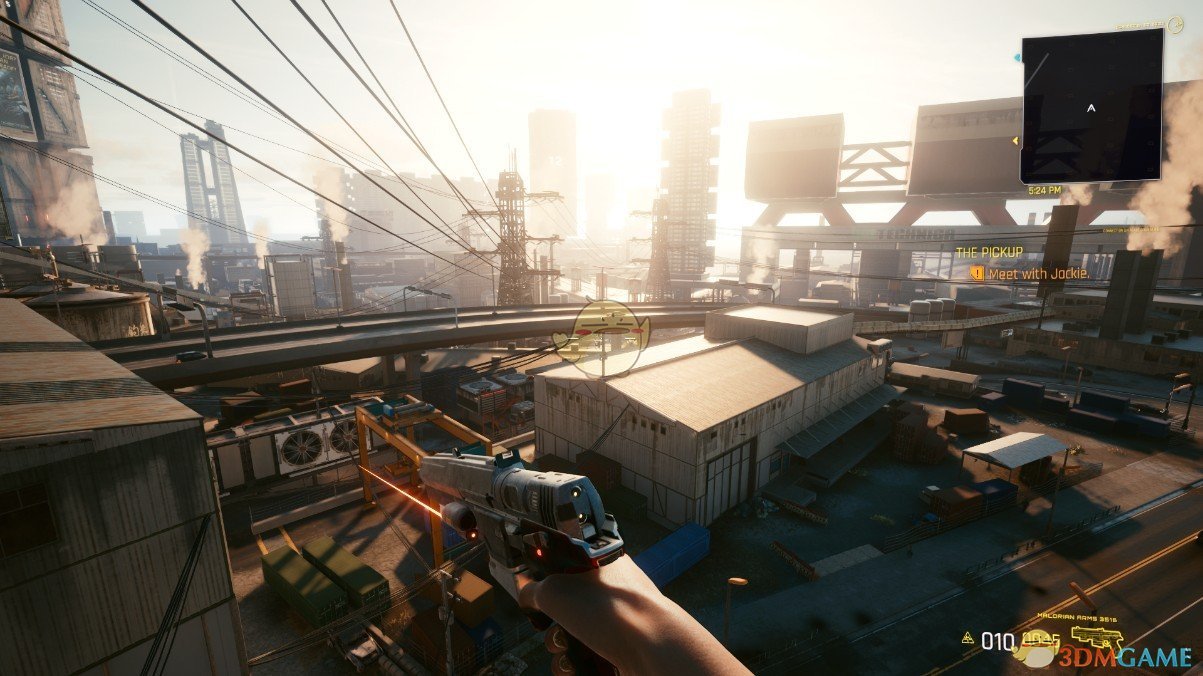 《赛博朋克2077》自定义帅气马洛里安3516手枪MOD