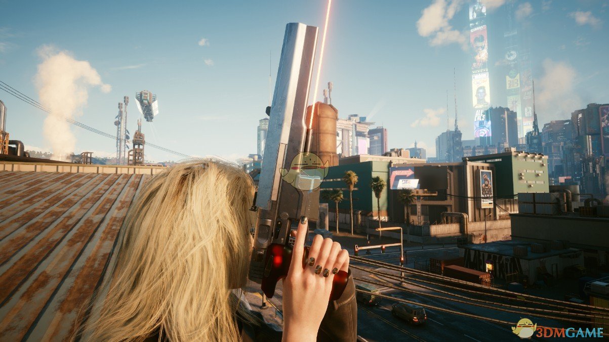 《赛博朋克2077》自定义帅气马洛里安3516手枪MOD