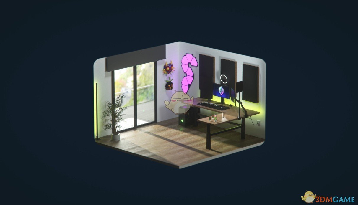 《Wallpaper Engine》3D迷你房间布局动态壁纸