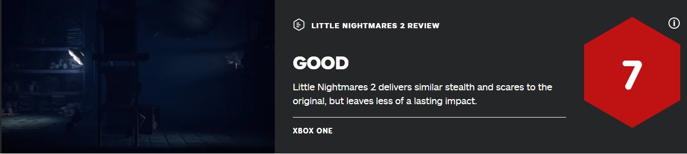 《小小梦魇2》IGN 7分：和前作体验相似、不能留下深刻印象