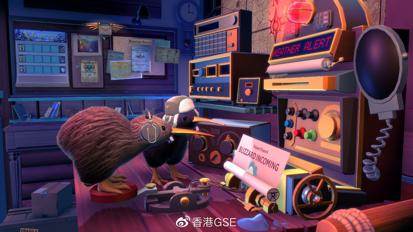 可爱邮递双人益智游戏 《关键奇异鸟》将登陆主机平台