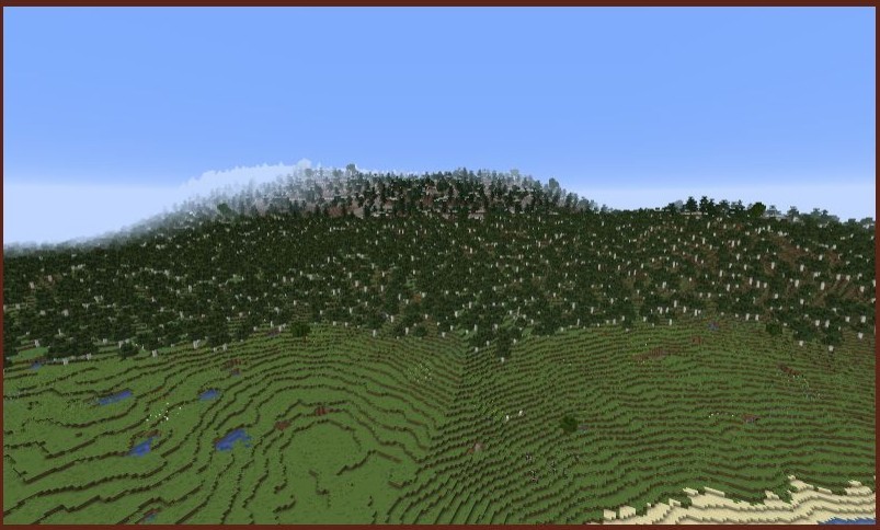 《我的世界》宏伟地形生成MOD