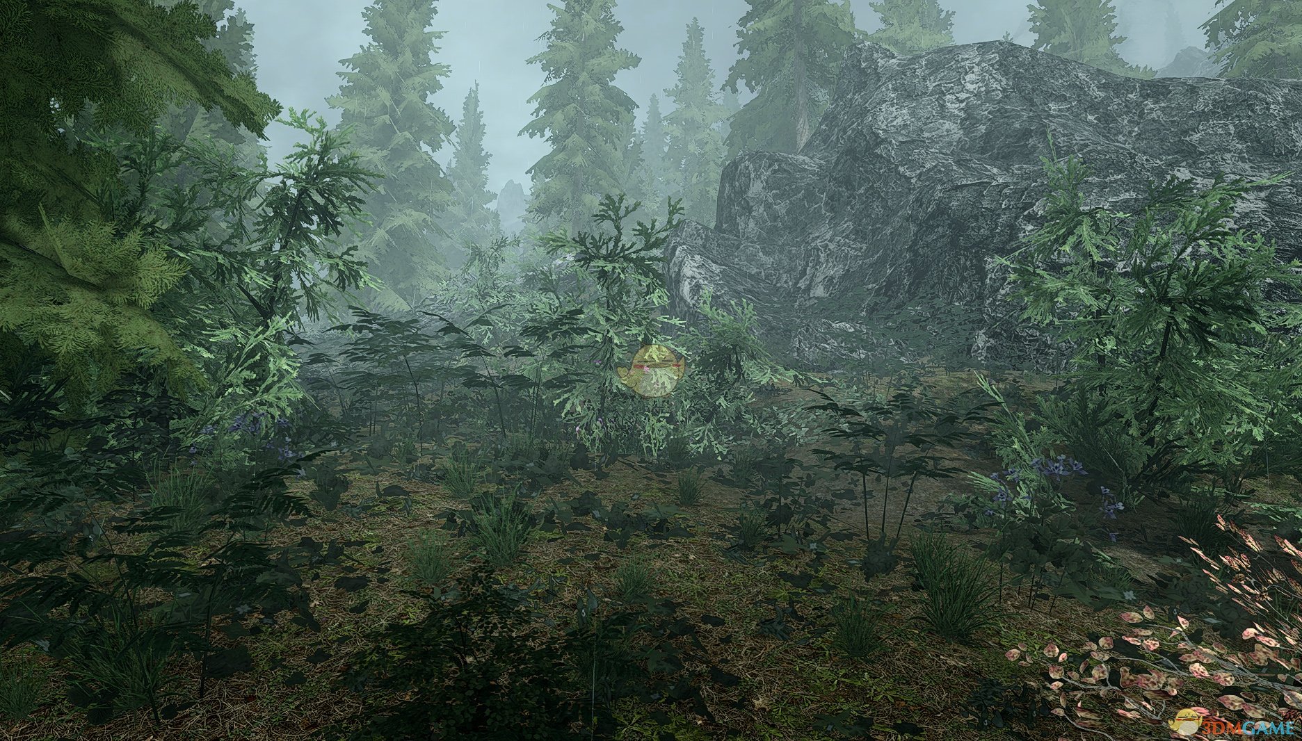 《上古卷轴5：天际重置版》减少3D树木MOD