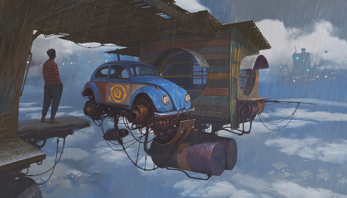 《Wallpaper Engine》天空贫民屋动态壁纸