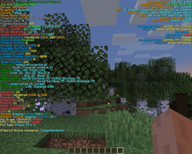 《我的世界》更好的F3键MOD