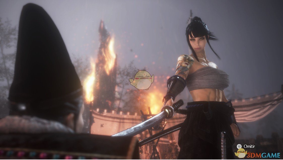 《仁王2》和风侧长发深眼影预设