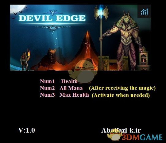 《魔界边缘》v1.0三项修改器[Abolfazl]