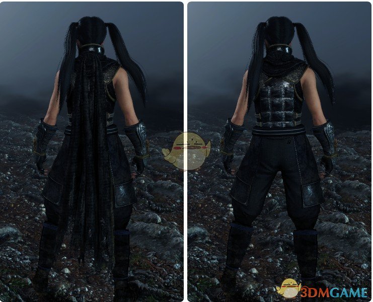 《仁王2》隼流战装束去斗篷MOD