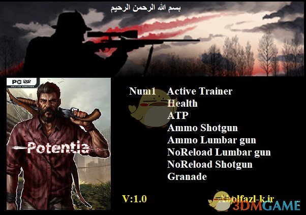 《Potentia》v1.0七项修改器[Abolfazl]