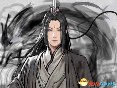 《鬼谷八荒》水墨龙纹背饰MOD