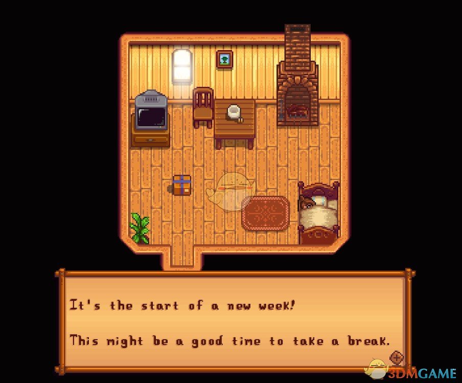 《星露谷物语》每周休息提醒MOD