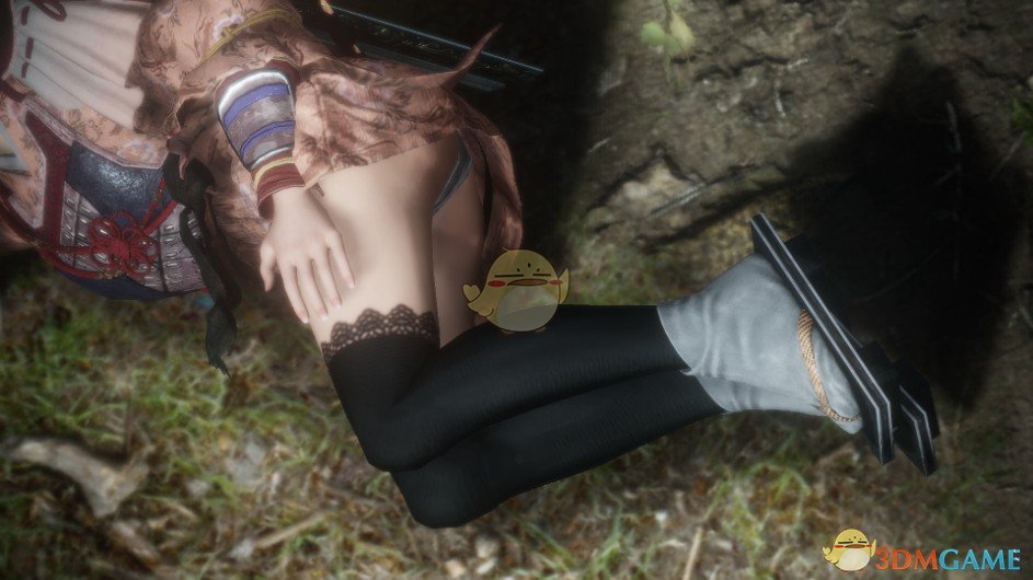 《仁王2》蕾丝边黑色过膝袜MOD