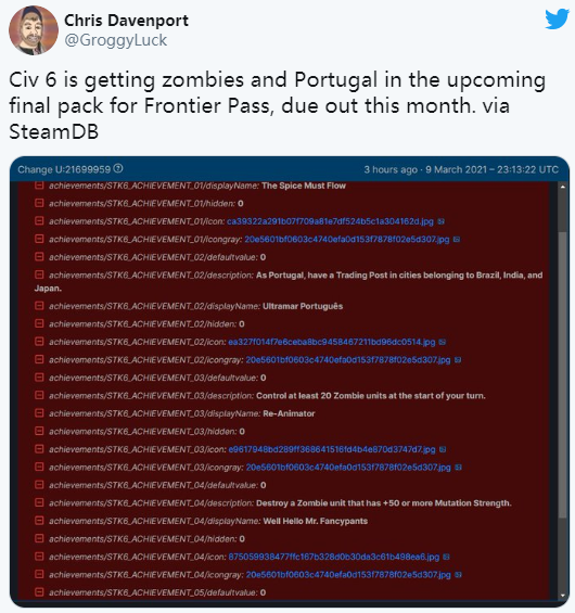 传《文明6》新DLC将有僵尸模式 新文明葡萄牙