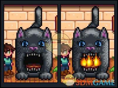 《星露谷物语》猫咪怪物壁炉MOD