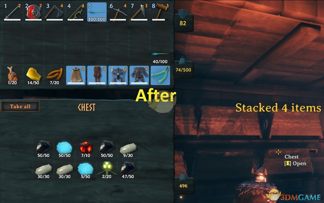 《Valheim：英灵神殿》快速堆叠MOD