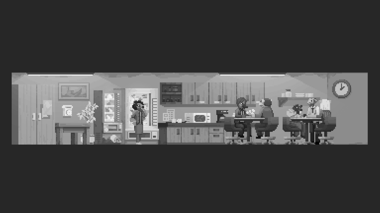 黑白像素风《地球上最长的路》上架Steam 感受生活的美好