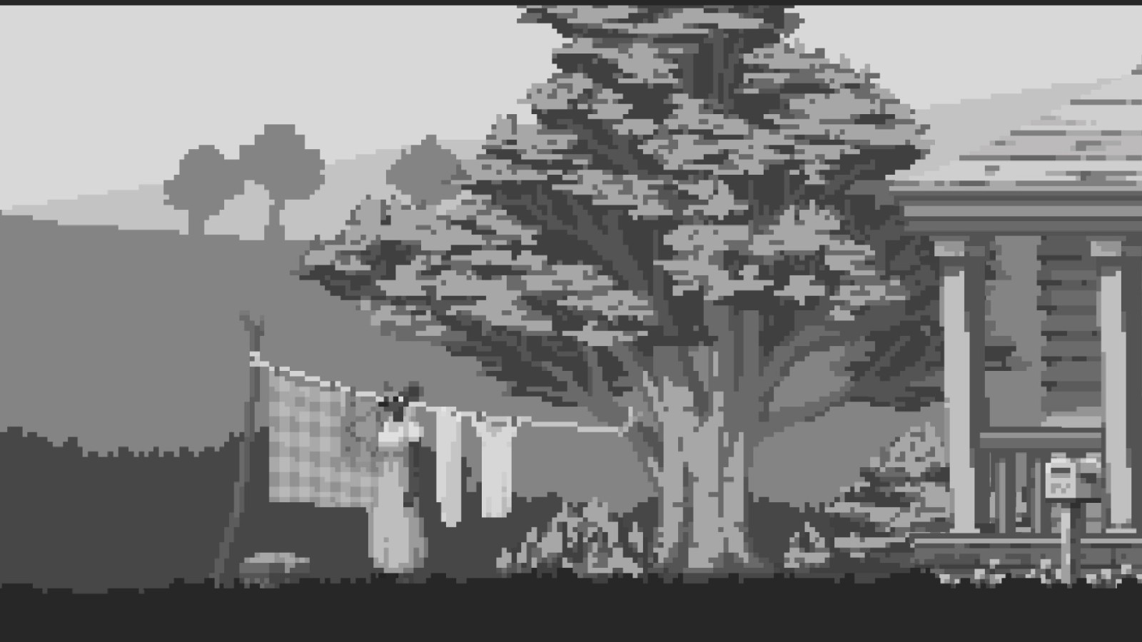 黑白像素风《地球上最长的路》上架Steam 感受生活的美好