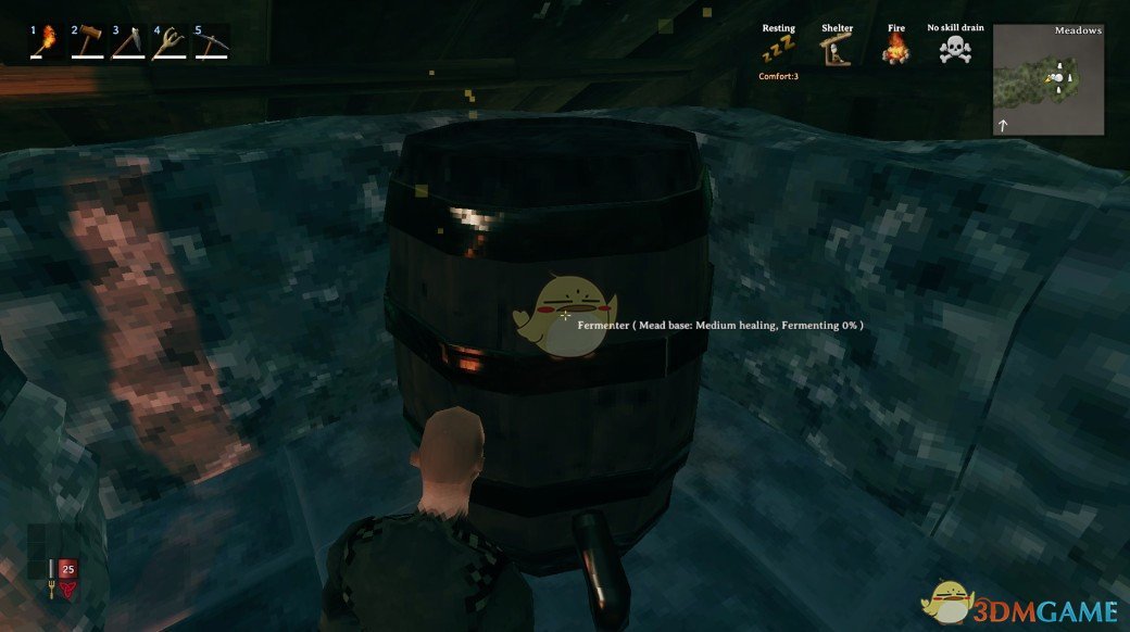 《Valheim：英灵神殿》发酵桶发酵程度提示MOD