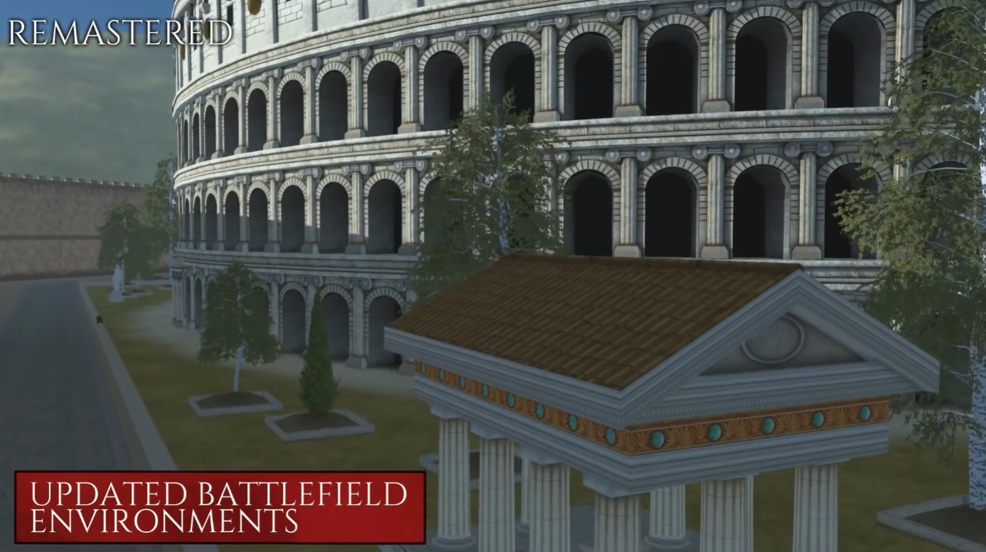 《全面战争：罗马》重制版与原版对比：建模贴图UI全面加强