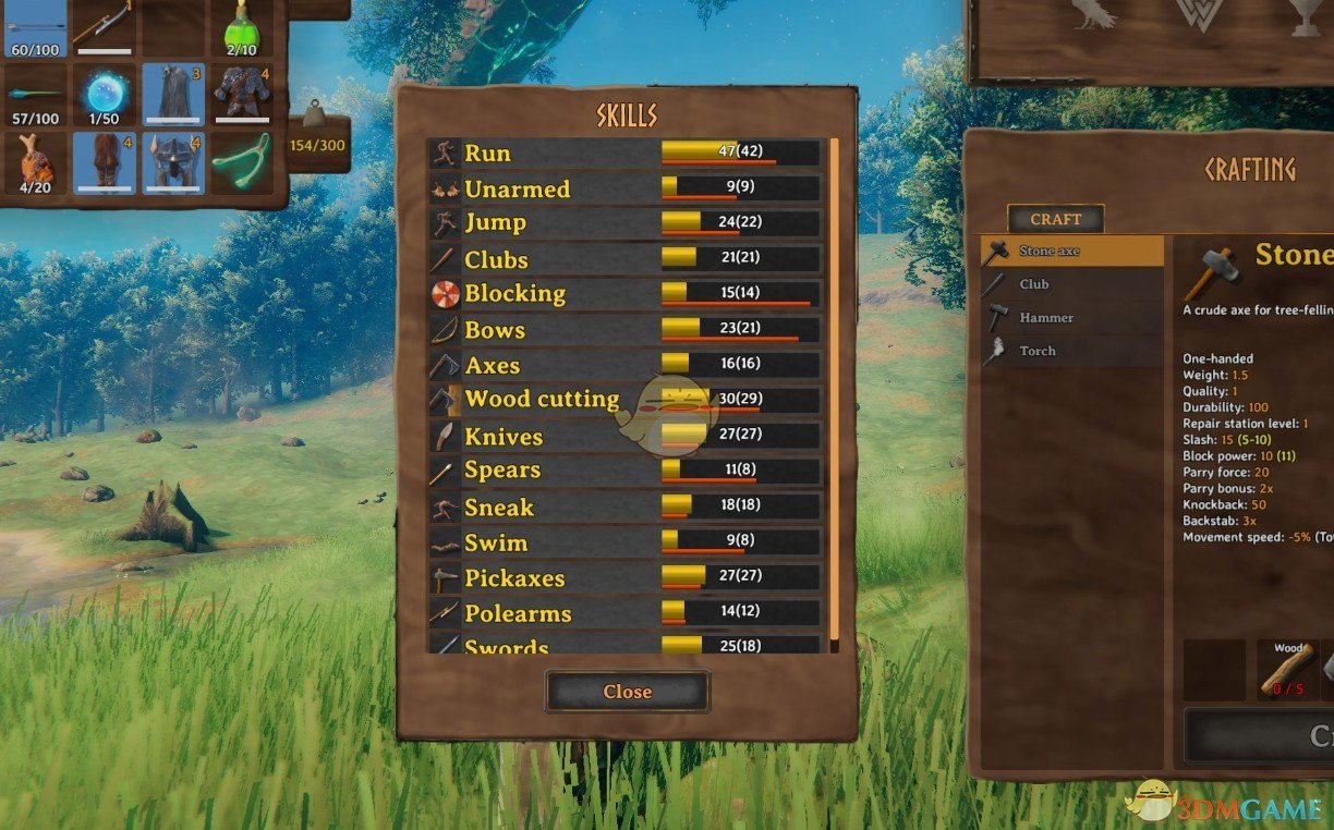 《Valheim：英灵神殿》技能缓慢强化MOD