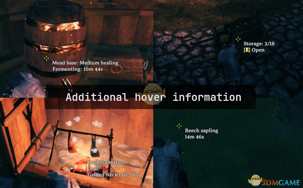 《Valheim：英灵神殿》更好的UI界面MOD