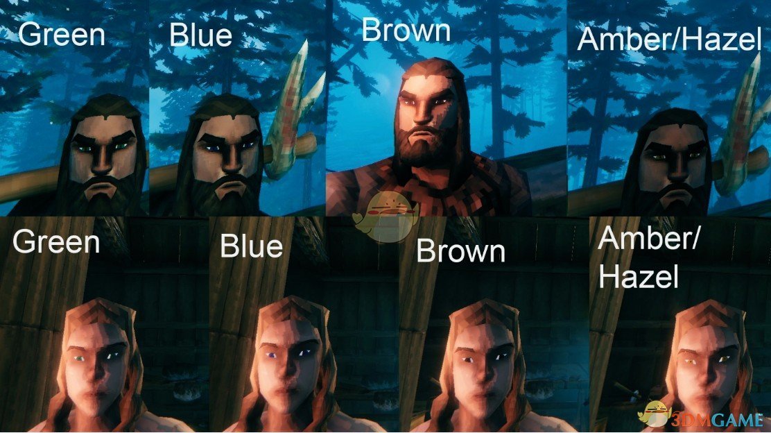 《Valheim：英灵神殿》更多眼睛外观MOD