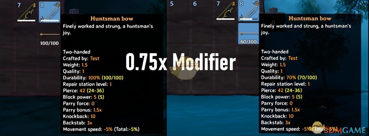 《Valheim：英灵神殿》弓箭耐久消耗降低MOD