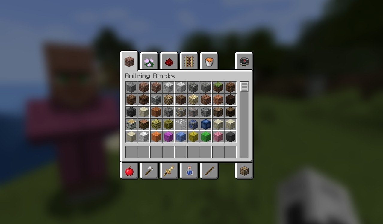 《我的世界》1.16.5背包背景虚化MOD