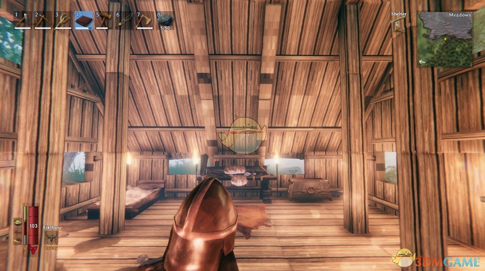 《Valheim：英灵神殿》木质家具纹理美化MOD