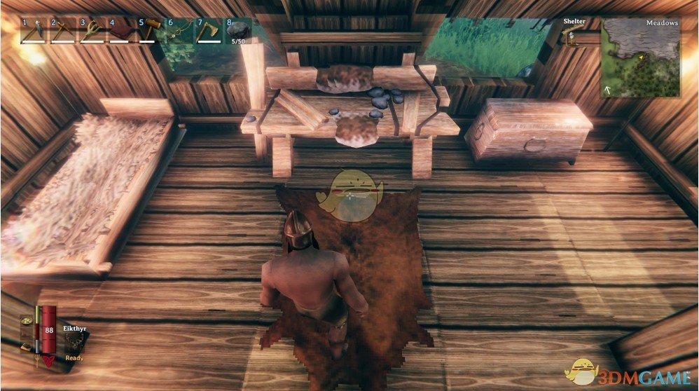 《Valheim：英灵神殿》木质家具纹理美化MOD