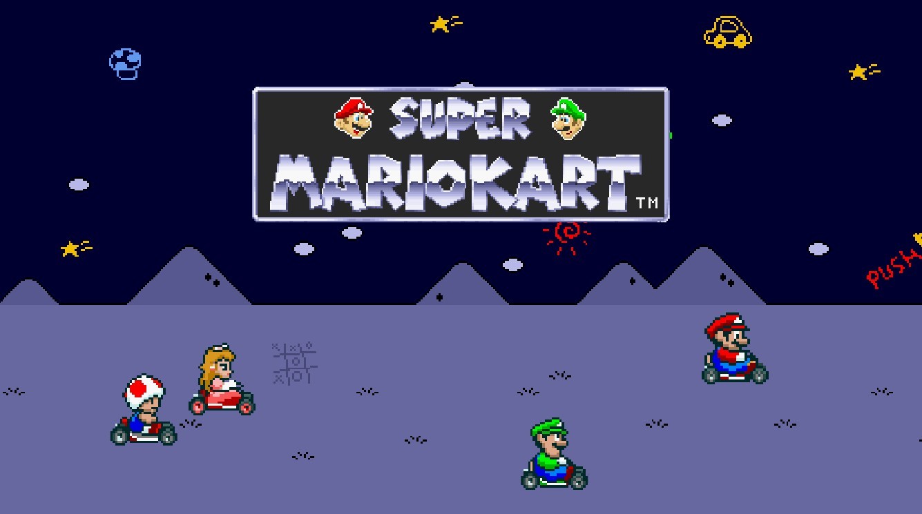 《Wallpaper Engine》马利欧赛车标题动态壁纸