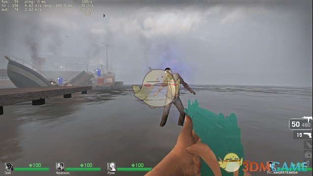 《求生之路2》在水面上行走MOD