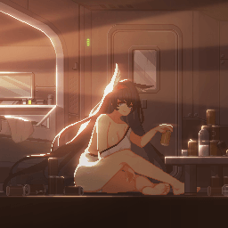 《Wallpaper Engine》明日方舟像素风同人动态壁纸