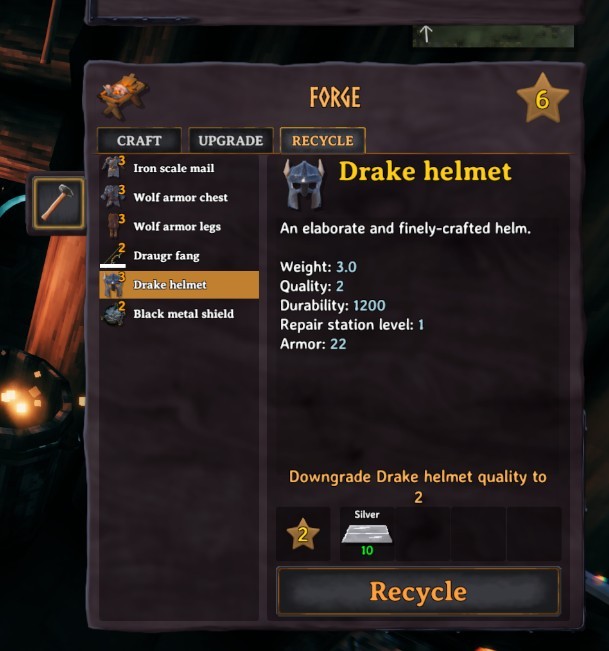 《Valheim：英灵神殿》工作台回收与分解功能MOD