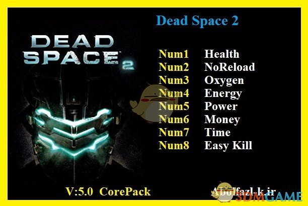 《死亡空间2》v5.0八项修改器[Abolfazl]