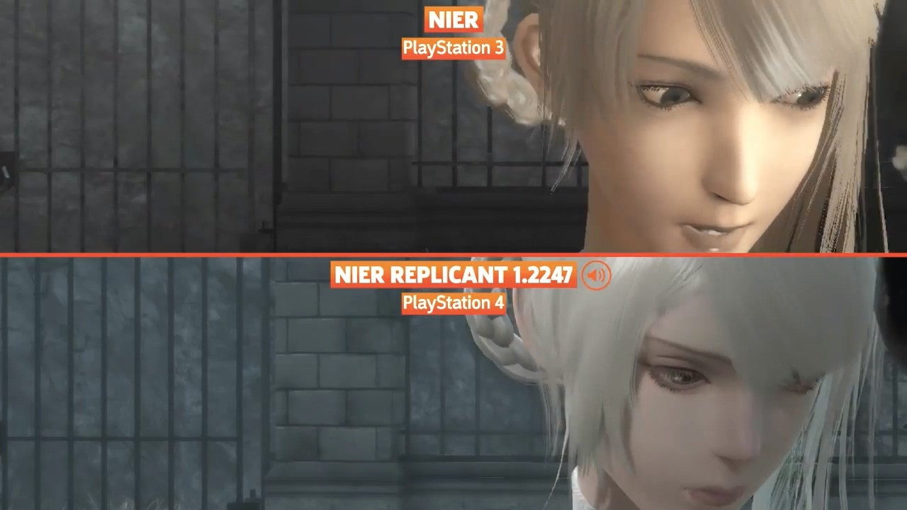 《尼尔》PS3和《尼尔：伪装者》PS4画面对比视频