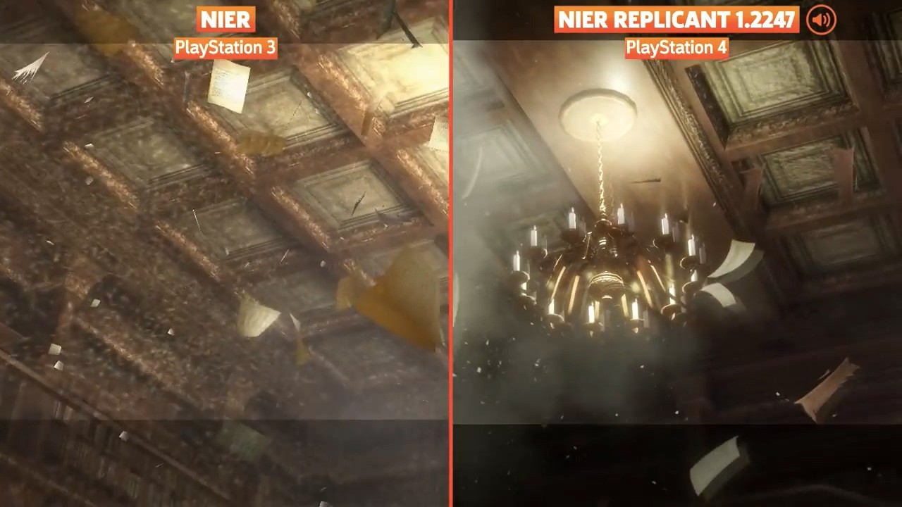 《尼尔》PS3和《尼尔：伪装者》PS4画面对比视频